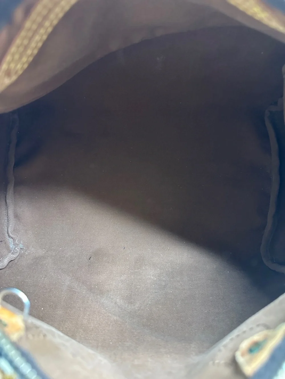 Louis Vuitton Monogram Speedy Bag in Brown and Tan Vintage
